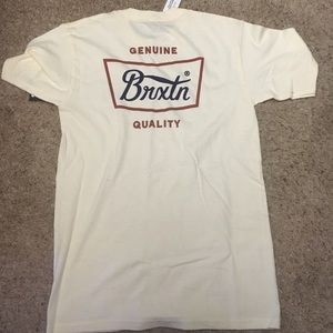 White Brixton t shirt